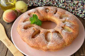 Кекс с цукини и персиками Кекс с цукини и персиками выпечка,кулинария