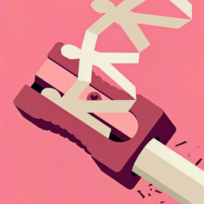 Ироничные иллюстрации: Сатира на развлечения современного мира. 