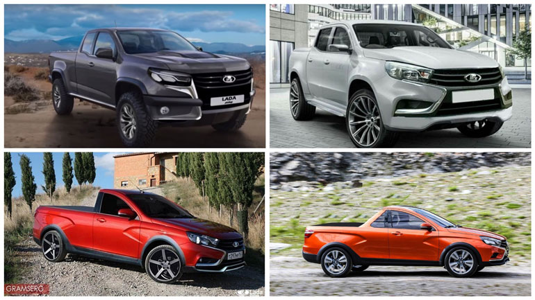 Изображения LADA Vesta в кузове «пикап» взорвали Сеть Изображения LADA Vesta в кузове «пикап» взорвали Сеть АвтоВаз