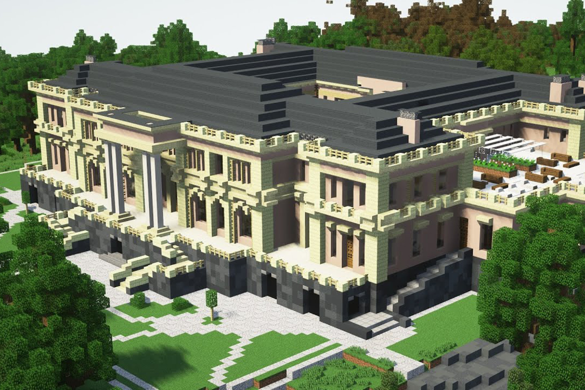 «Дворец Путина» из расследования Навального воссоздали в Minecraft