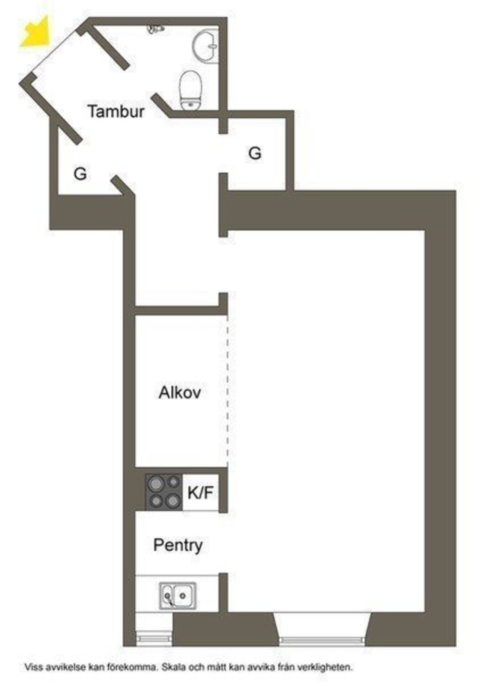 Компактная студия в 27 м² чтобы, уместить, увеличить, зрительно, белый, выбрать, мебели, отделки, цветом, основным, Квартира, самой, хитрости, некоторые, пойти, пришлось, хозяину, планировкой, вытянутой, удачной