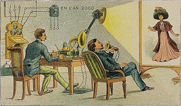 Будущее на открытках 1900 года парад креатива