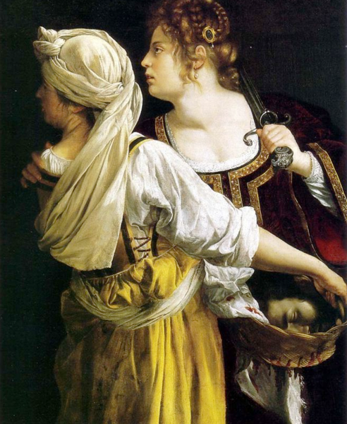 "Юдифь и ее служанка", 1619, 114×93.5 см