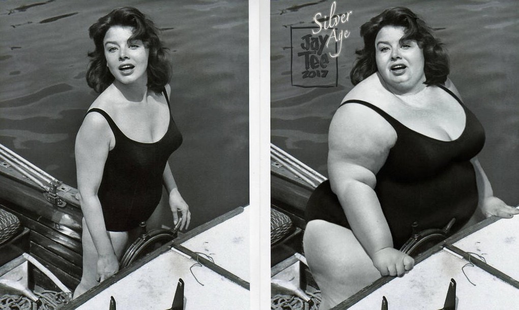 Художник добавляет звездам лишние килограммы, желая показать, что красота бывает любых размеров бодипозитив