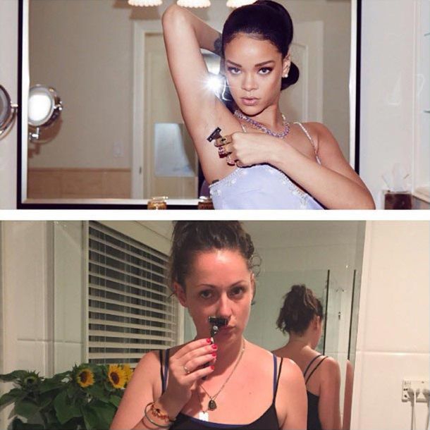 Селеста Барбер — юмористка, смешно и точно пародирующая фотографии знаменитостей в Instagram 