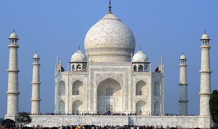 Тадж-Махал: 8 захватывающих фактов о памятнике мировой архитектуры интересное,Тадж-Махал, достопримечательность, Индия, Мумтаз-Махал, памятник архитектуры, туризм, Шах-Джахан