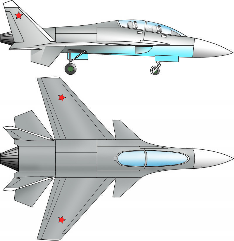 Истребитель российский рисунок