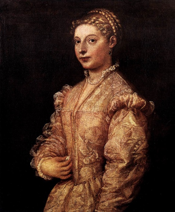 Портрет девушки (Лавиния). Тициан, 1545 год. | Фото: rushist.com.