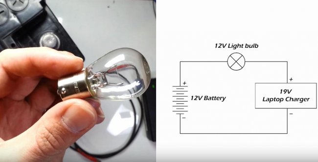 Как зарядить аккумулятор автомобиля блоком питания ноутбука
