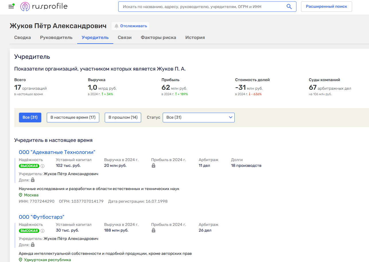 Этот весельчак Пётр Жуков 