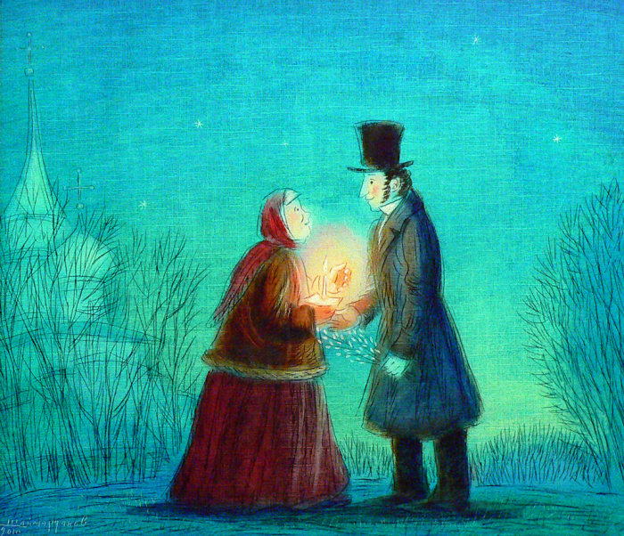 «Арина Родионовна и Александр Сергеевич»: Душевно-шуточная серия картин о поэте и его няне «Арина Родионовна и Александр Сергеевич»: Душевно-шуточная серия картин о поэте и его няне