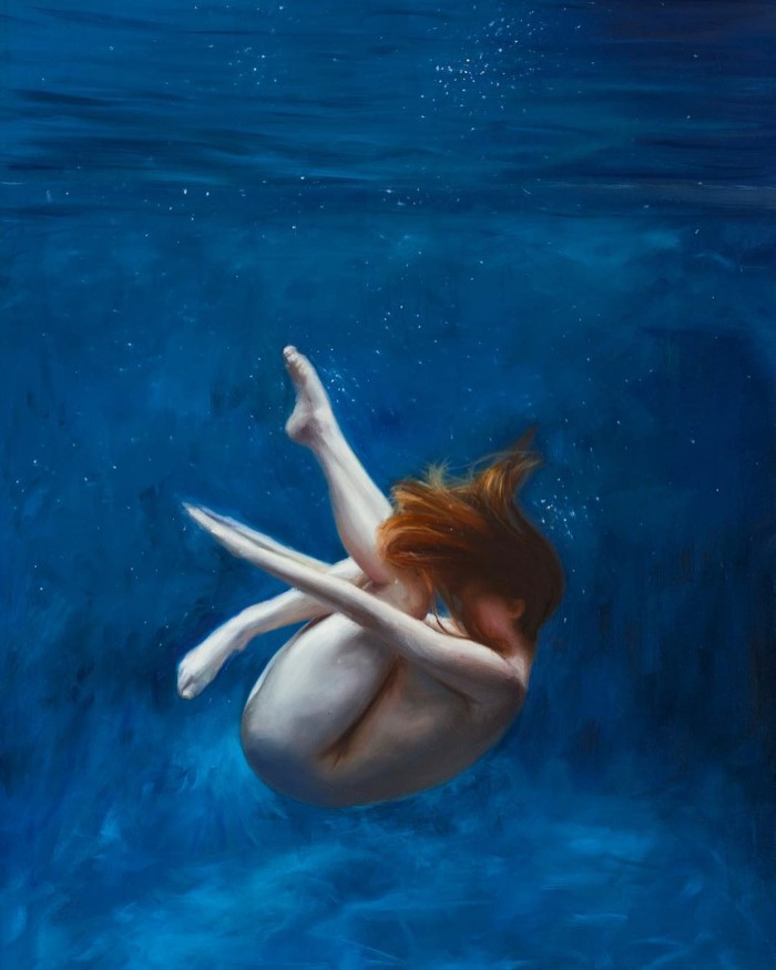 В воде и под водой. Художник Reisha Perlmutter В воде и под водой. Художник Reisha Perlmutter Живопись