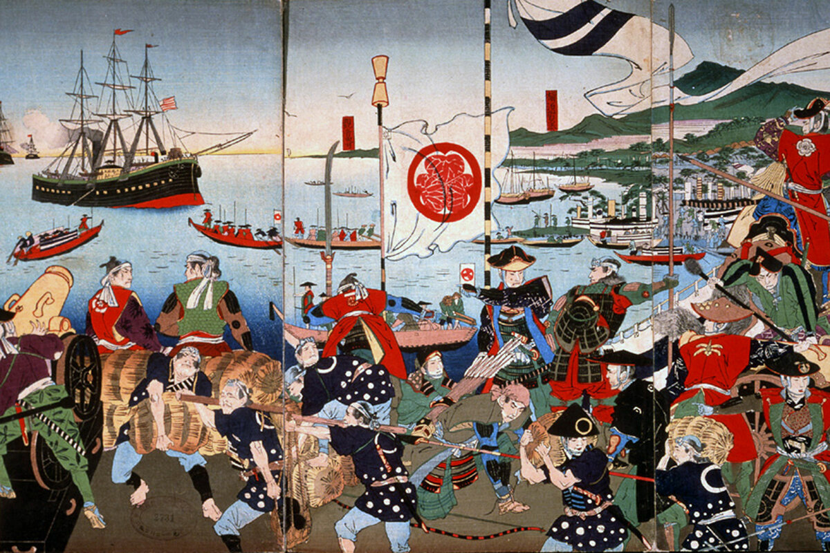 1863 г. Англо-сацумская война. Первый бой адмирала Того