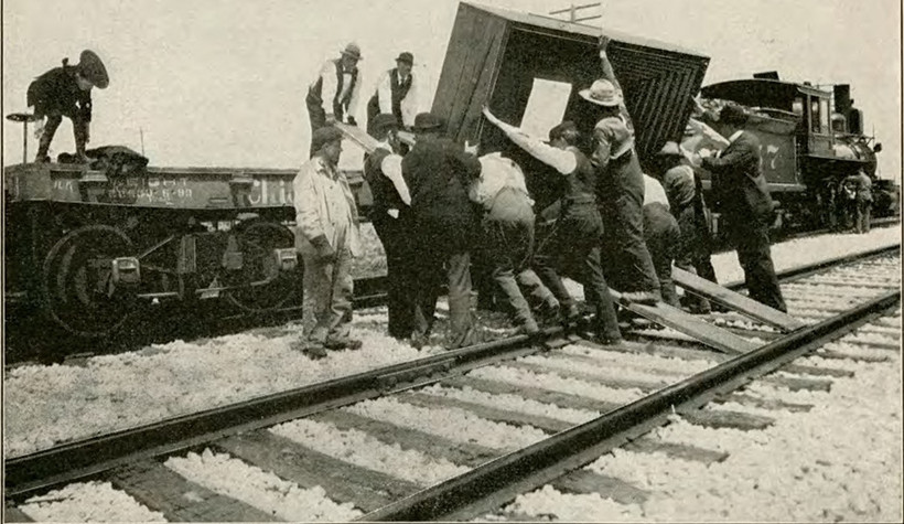 Как в 1900 году создали самую большую фотокамеру в мире, чтобы снять всего один поезд