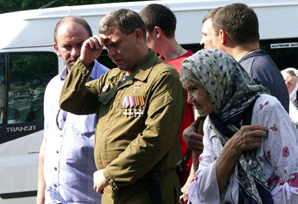Глава Донецкой народной республики Александр Захарченко во время празднования 1030-летия Крещения Руси в Донецке