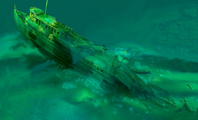 90 лет никто не знал, куда пропало судно Manasoo. Корабль случайно нашли дайверы и решили осмотреть трюмы: видео