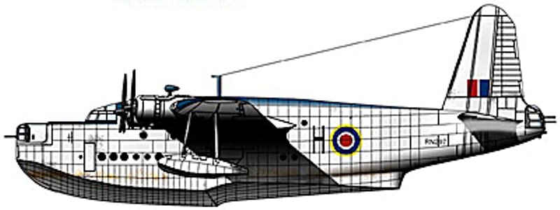 Летающая лодка Шорт S.25 "Сандерленд Мк.V".