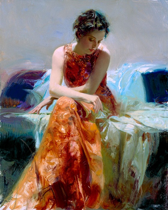 Романтическая живопись от Pino Daeni.