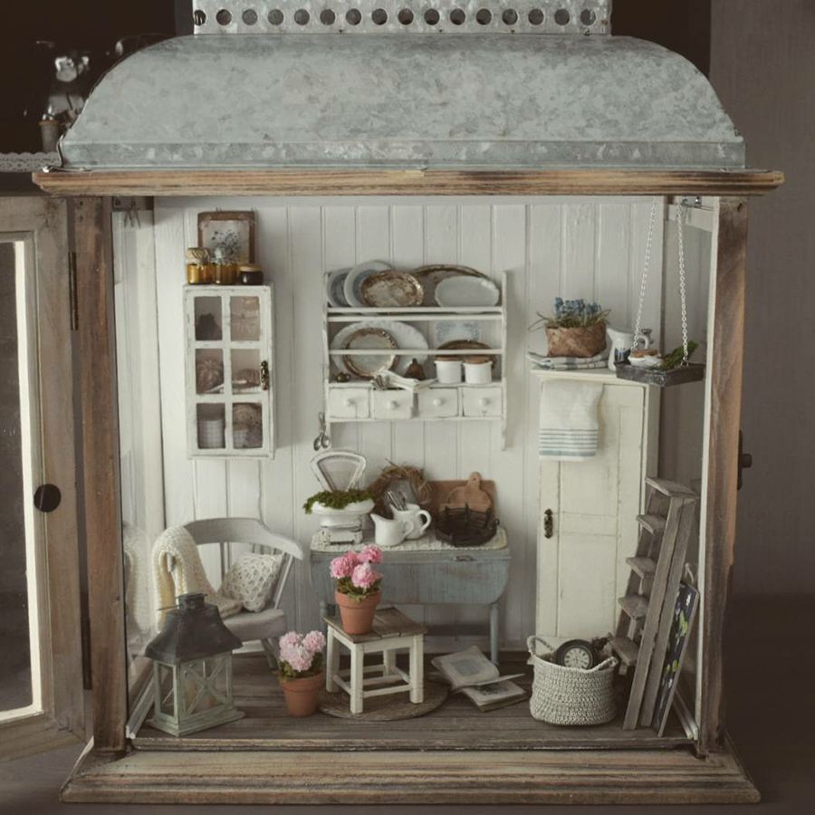 Финская художница создает дома мечты... в миниатюре вдохновляемся,миниатюра