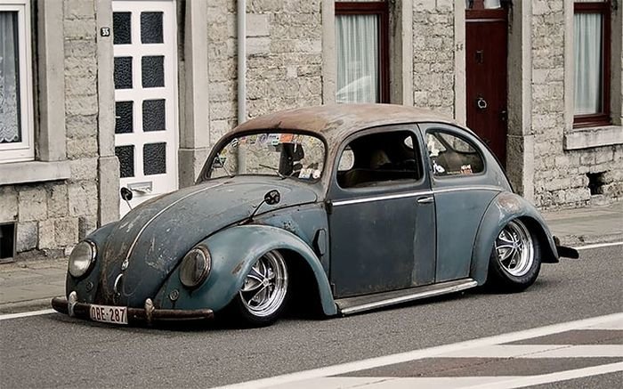 Модная ржавчина: Volkswagen Beetle Rat Look Beetle,Volkswagen,автомода,ржавчина,тюнинг