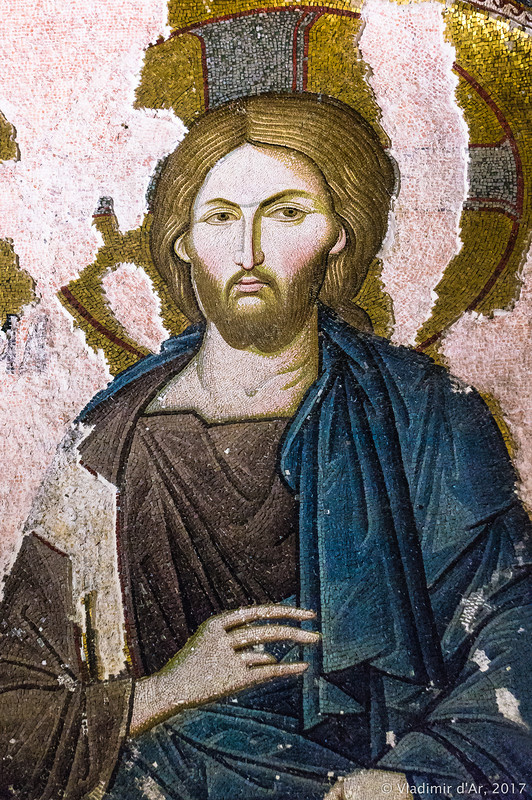 Деисус. Мозаики и фрески монастыря Хора. Церковь Христа Спасителя в Полях.