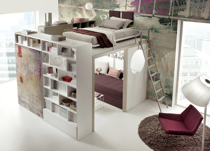 Отличный «жилой модуль», в котором на небольшой площади умещается практически всё, что нужно двухъярусная кровать, дизайн, идеи, маленькая квартира