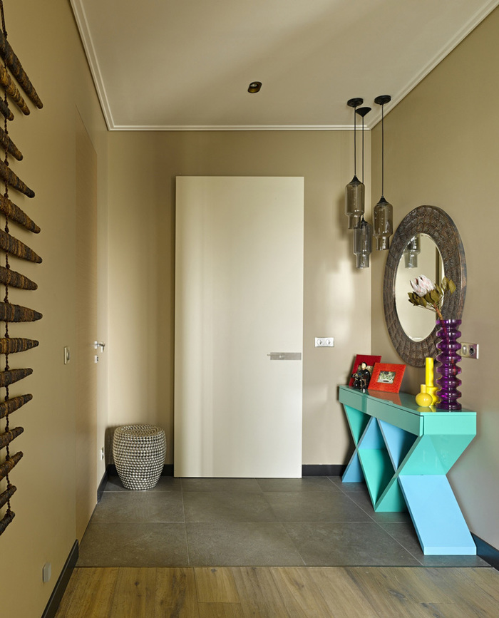 Экзотическая квартира-студия в Москве, 90 м² интерьер и дизайн