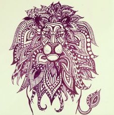 оригинальные эскизы татуировки лев