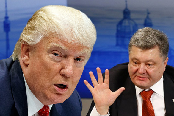 Внезапный ход. Порошенко предупредил Трампа, что Украина отойдёт России