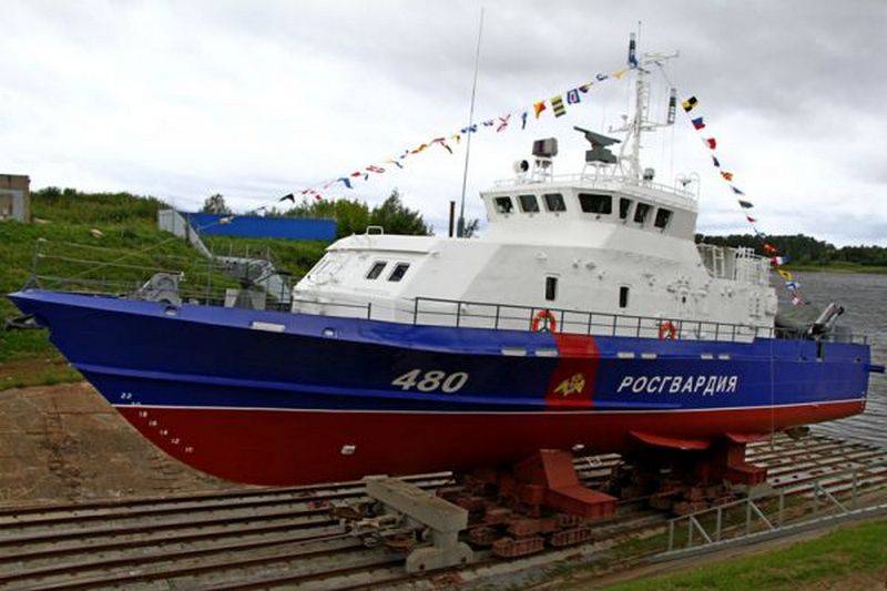 В Рыбинске спустили на воду третий "Граченок" для охраны Крымского моста