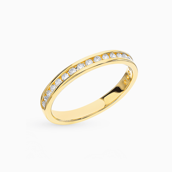 Кольцо SL, желтое золото, бриллианты 