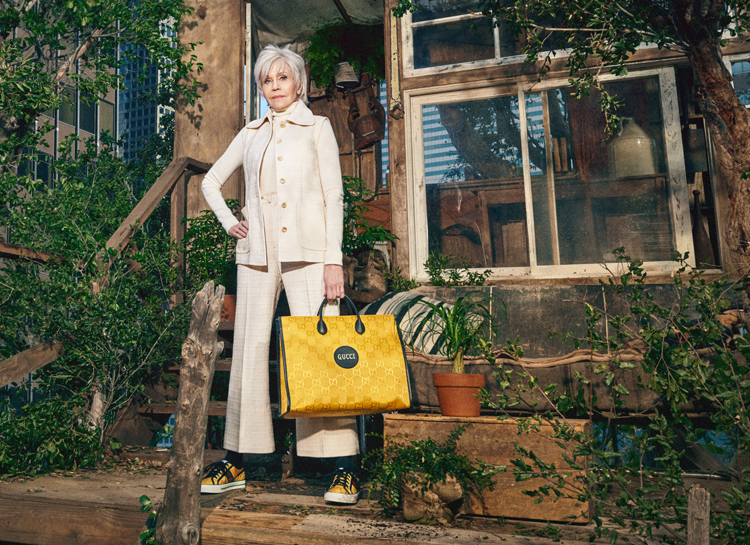 Джейн Фонда снялась в рекламе гендерно-нейтральной эко-коллекции Gucci Мода,Новости моды