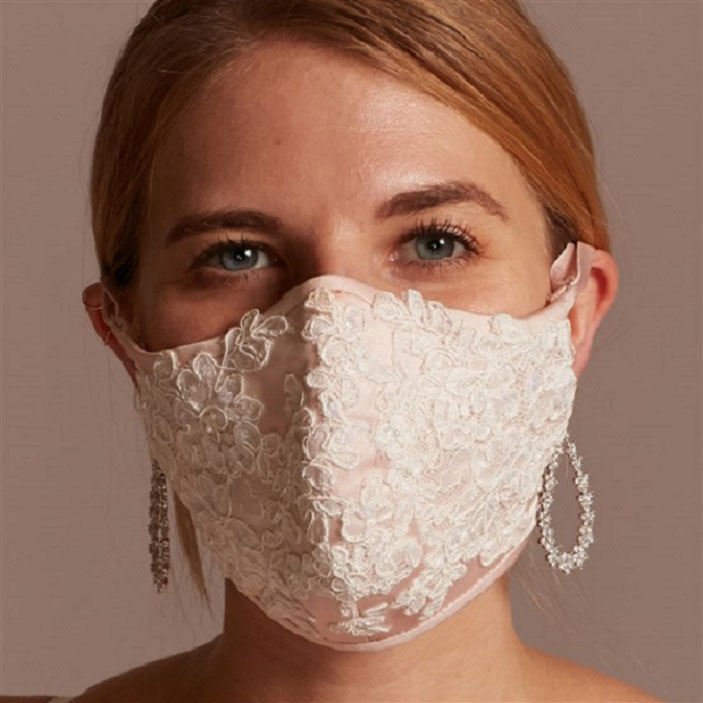 Новый тренд сезона: Свадебные защитные маски для невест