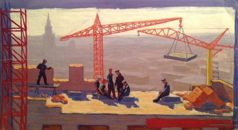 «Нарисуем — будем жить»: строители и стройка в советской живописи «Нарисуем — будем жить»: строители и стройка в советской живописи Живопись