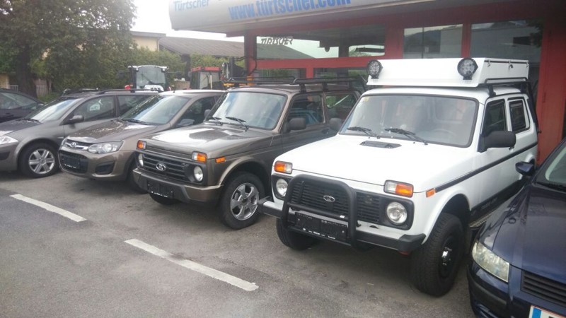 Австрийские Альпы лада, нива, россия