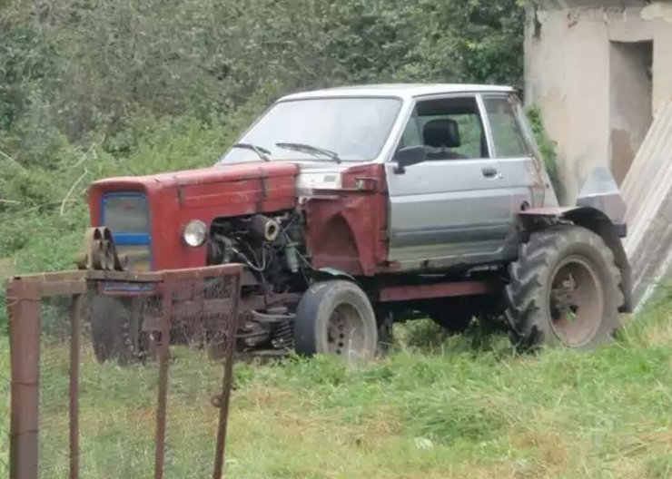 Из палок и говна автоприблуды, прикол, юмор