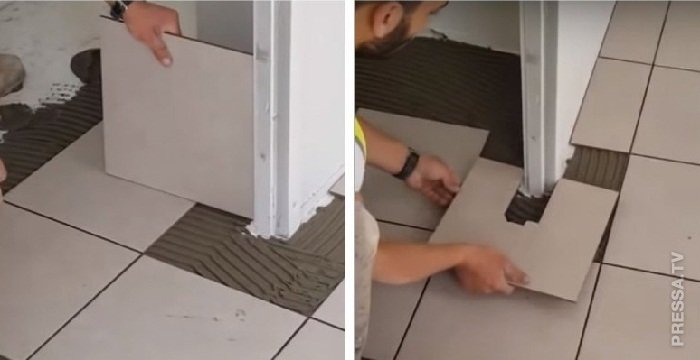 Это гениально! Плиточник продемонстрировал свое мастерство