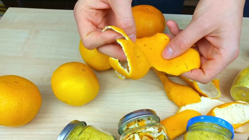 Неожиданные способы использования кожуры от мандаринов