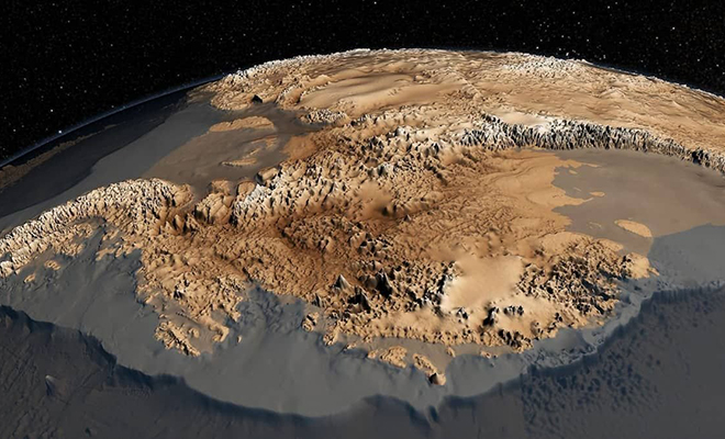 Подо ледниками форма Антарктиды не такая, как на картах. Ученые показали вид континента без ледяного щита ледяного, станет, составляет, порядка, Объем, сразу, которое, Восток, озеро, иной Откроется, совсем, Земле, минимум, площадь, жизнь, растает, когдалибо, океана, Мирового, крупнейшим