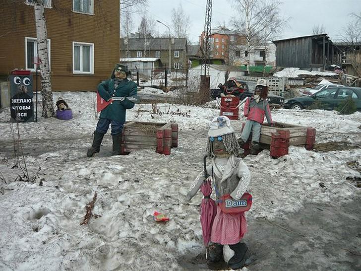 Суровый ЖКХ-арт стрит-арт