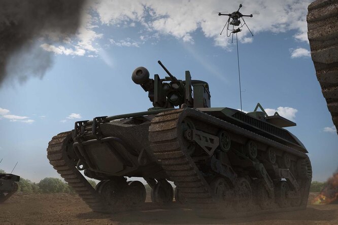 Как Штаты создали «трижды беспилотный» танк: дроны идут на войну