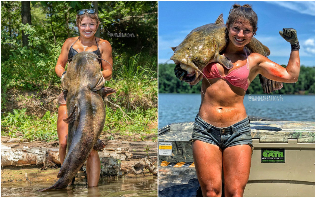 23-летняя американка Ханна Баррон (Hannah Barron) очень любит охоту и рыбал...