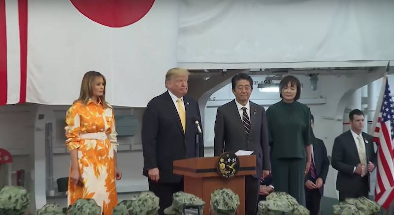 Трамп ждёт от Японии военной поддержки американских операций в Азии