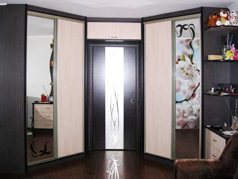 Шкаф вокруг дверного проема — стильное и экономичное решение!