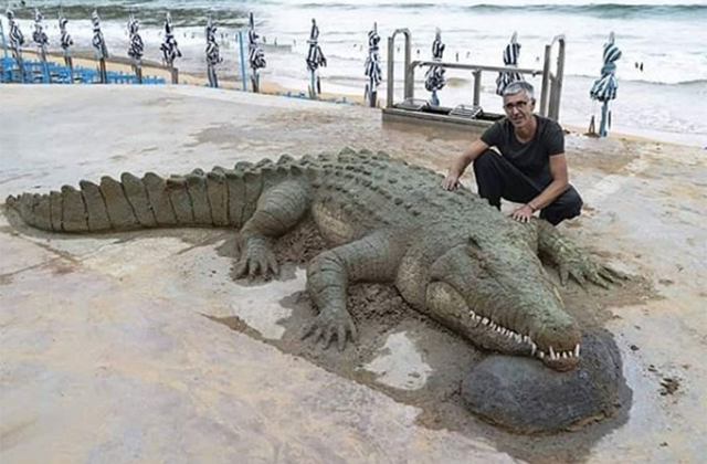 Песчаные монстры Песчаные монстры интересное,скульптуры из песка