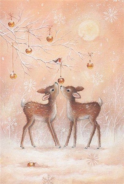 Волшебная зима в добрых иллюстрациях художника Sarah Summers