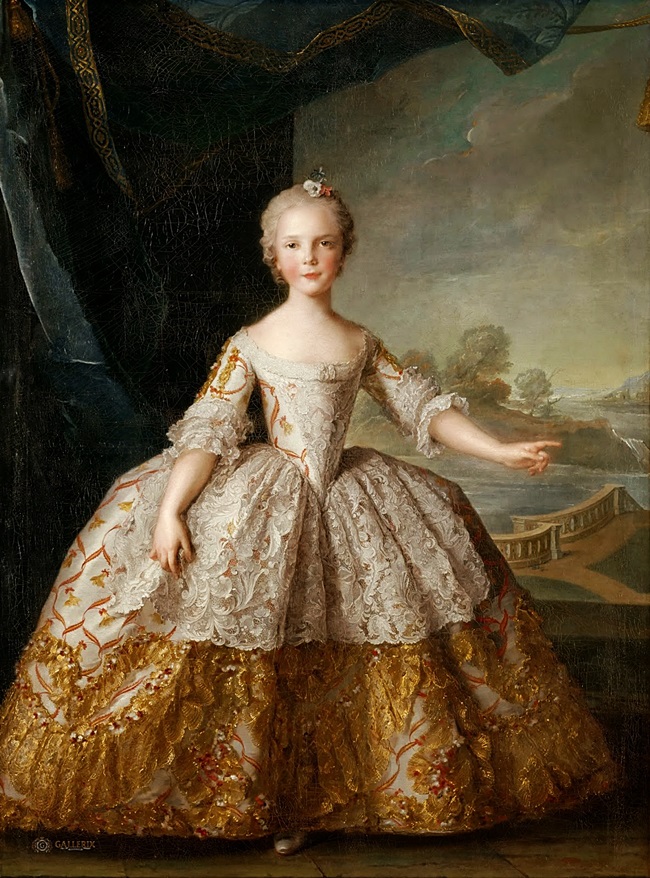 Изабелла Пармская (1741-1763) в детстве.