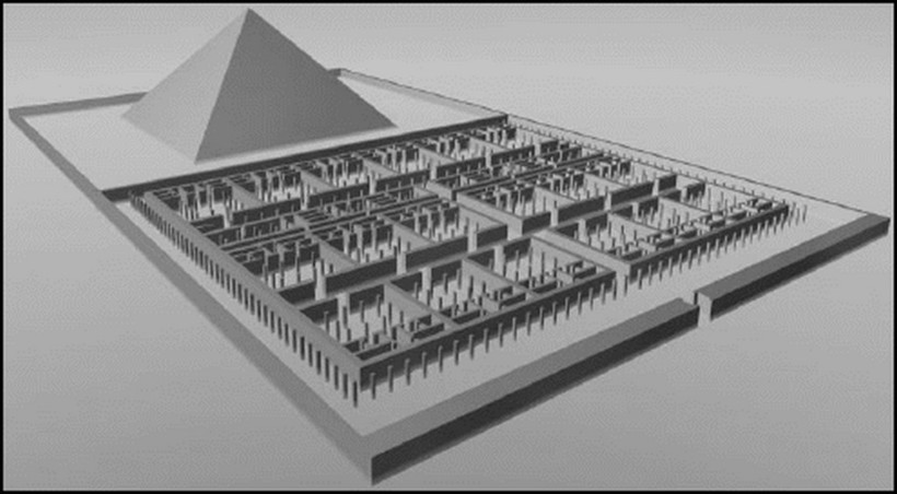  Загадочный лабиринт Аменемхета III в Древнем Египте