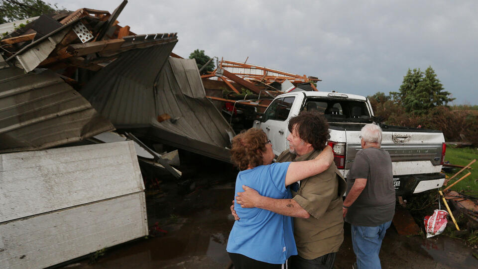 Мощный торнадо разрушил город Гринфилд в штате Айова