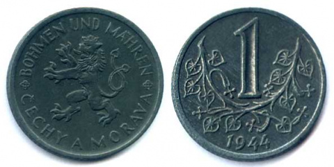 Монеты Чехословацкой республики 1918 - 1959 годов